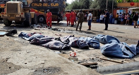 16 người chết, 42 người bị thương trong vụ tai nạn xe buýt ở Peru