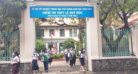 Ngành giáo dục TP Hồ Chí Minh nói gì về các trường hợp F0 tại kỳ thi THPT 2021?
