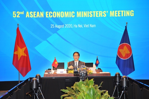 Hội nghị Bộ trưởng Kinh tế ASEAN trực tuyến lần thứ 52