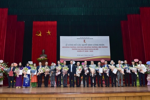 Trường Đại học Bách khoa Hà Nội có tân Hiệu trưởng và Chủ tịch hội đồng trường